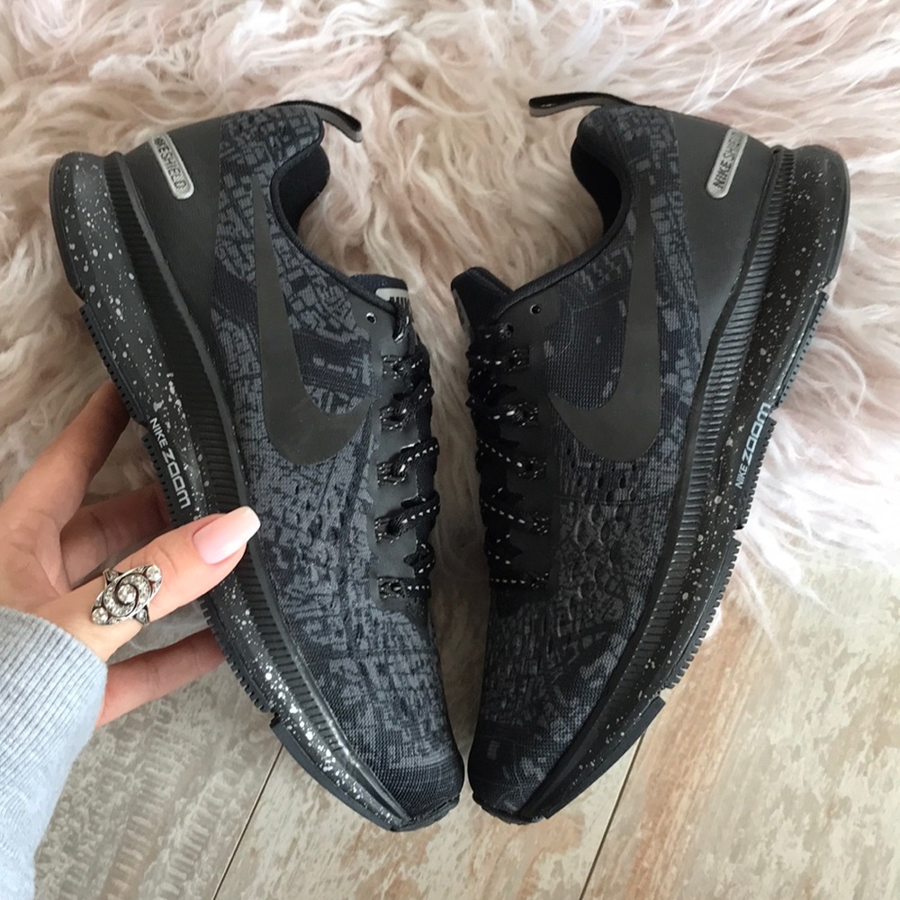 NWT🖤Nike shield Zoom Pegasus 34 - Picture 2 of 7